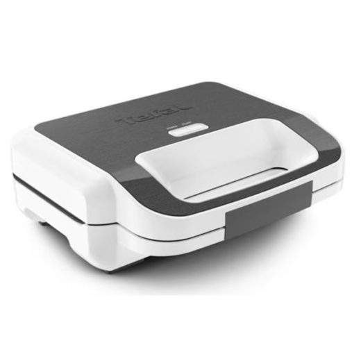 Sandwich maker TEFAL Snack XL SW701110, 850W, 2 placi detasabile, alb-gri inchis