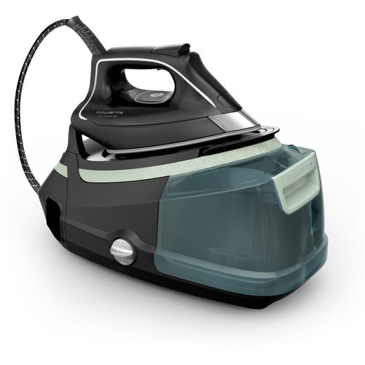Statie de calcat ROWENTA Eco Steam Pro DG9621F0, 2800W, 500g/min, 1300ml, talpa Microsteam 400 Laser, negru-argintiu