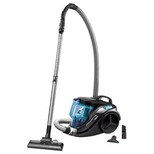 Aspirator fara sac ROWENTA Compact Power Cyclonic RO3731EA, 1.5l, 750W, 79dB, negru-albastru