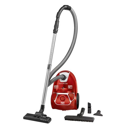 Aspirator cu sac ROWENTA Compact Power RO3953EA, 3l, 900W, 75dB, rosu-negru
