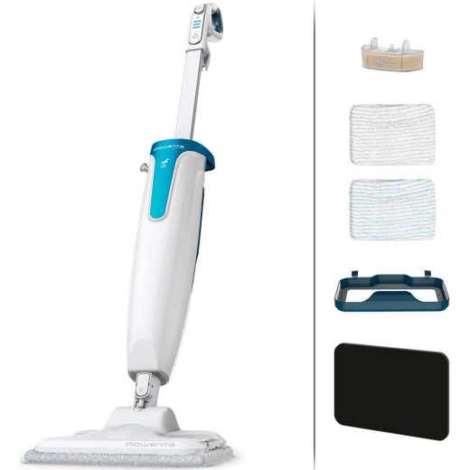 Mop cu aburi ROWENTA Steam Power RY6597WH, 0.9l, 1200W, alb-albastru