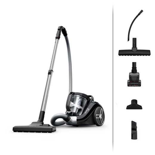 Aspirator fara sac ROWENTA Compact Power XXL RO4B75EA, 2.5l, 900W, 75dB, argintiu-negru