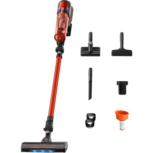 Aspirator vertical ROWENTA X-Force 8.80 RH1872E0, 0.44l, 18.5V, autonomie max 45 min, rosu-negru
