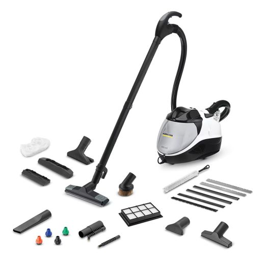 Aparat de curatat cu abur KARCHER SV 7 14394900, 1.2l, 2200W, alb-negru