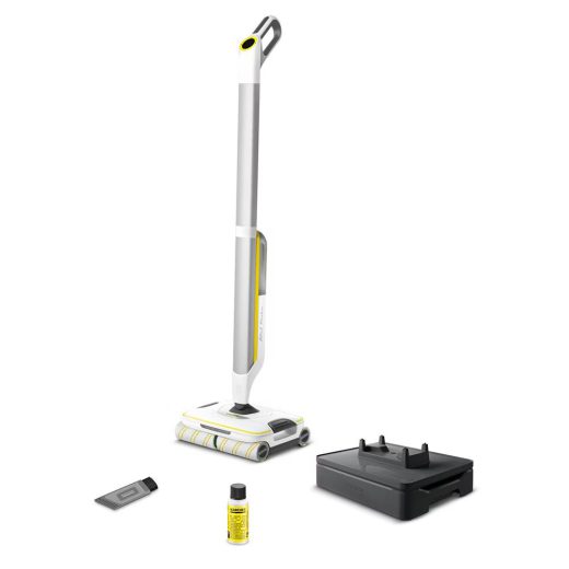 Mop electric KARCHER FC 8 Smart Signature Line, 0.2l, 25.5V, autonomie max 60 min, alb-argintiu