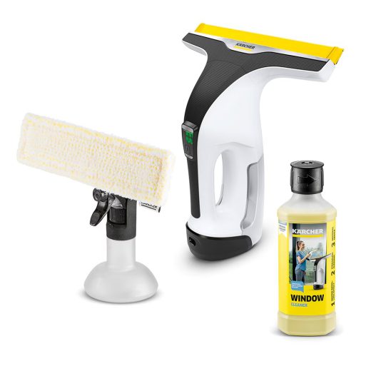 Aspirator geamuri KARCHER WV 6 Plus D500, 0.15l, 3.6V, autonomie max 100 min, alb-negru