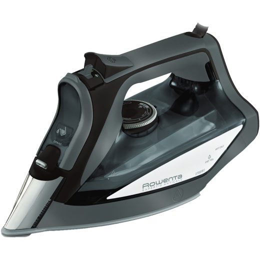 Fier de calcat ROWENTA Expertis DW7025D1, 2700W, 180g/min, 300ml, talpa Microsteam 400 Laser, negru
