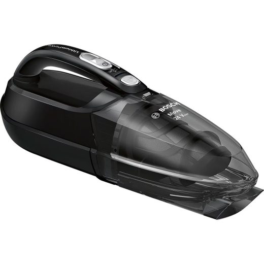 Aspirator de mana BOSCH Move BHN24L, 0.3l, 21.6V, autonomie max 45 min, High Airflow System, negru
