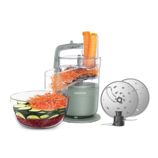 Robot de bucatarie KENWOOD MultiPro Go MultiPro Go FDP23.140GR, vas 1.3l, 650W, 2 trepte viteza, verde