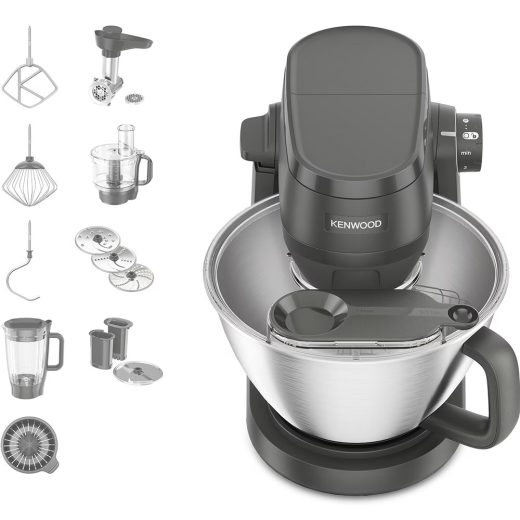Robot de bucatarie KENWOOD KHC30.070GYH, vas 4.3l, blender 1.5l, 1000W, 7 trepte viteza, albastru