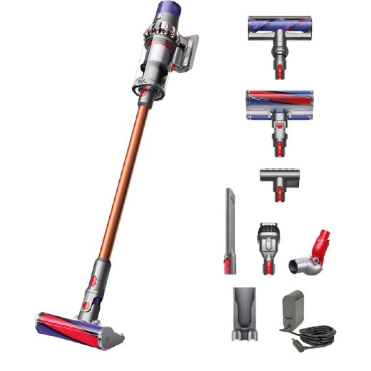 Aspirator vertical DYSON V10 Absolute, 0.76l, autonomie max 60 min, Point&Shoot, mov-argintiu