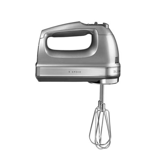 Mixer de mana KITCHENAID 5KHM9212ECU, 85W, 9 trepte viteza, argintiu