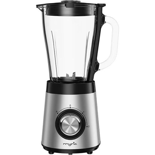 Blender MYRIA MY4432, 1.5l, 500W, 2 trepte viteza, argintiu-negru