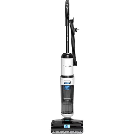 Aspirator vertical cu spalare TINECO Floor One S6 Stretch Steam Plus SW151200DE, 0.72l, 1440W, alb-negru