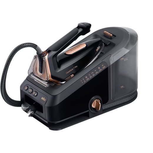 Statie de calcat BRAUN CareStyle 7 Pro IS7286, 2700W, 650g/min, 2l, talpa EloxalPlus, negru-auriu