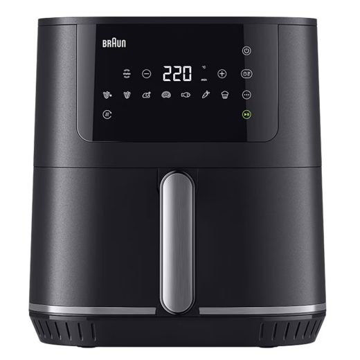 Friteuza cu aer cald BRAUN MultiFry 5 HF5034, 6l, 1.6kg, 2700W, negru-argintiu