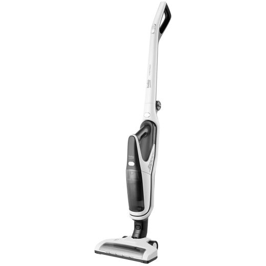 Aspirator vertical BEKO VRT61818VW, 0.5l, 18V, autonomie max 60 min, PerformCyclone, alb-negru