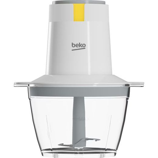 Mini tocator BEKO CHP62522W, 0.5l, 500W, 1 treapta viteza, alb-gri