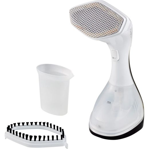 Aparat de calcat vertical BEKO STM6120W, 2200W, 25g/min, 230ml, talpa ceramica, alb-negru
