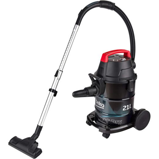 Aspirator multifunctional BEKO VCW41314WI, 21l, 1700W, 88db, negru-rosu