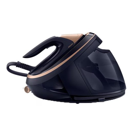 Statie de calcat PHILIPS PerfectCare PSG9050/20, 3100W, 750g/min, 1.8l, talpa SteamGlide Elite, negru-auriu