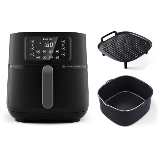 Friteuza cu aer cald PHILIPS Seria 5000 XXL HD9285/96, 1.4kg, 7.2l, 2000W, negru