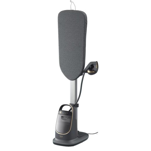 Aparat de calcat vertical PHILIPS Seria 8500 All In One AIS8540/80, 2200W, 300g/min, 1200ml, gri-auriu