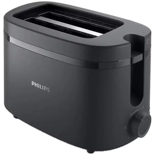 Prajitor de paine PHILIPS Essentials Collection HD2510/90, 2 felii, 650W, negru