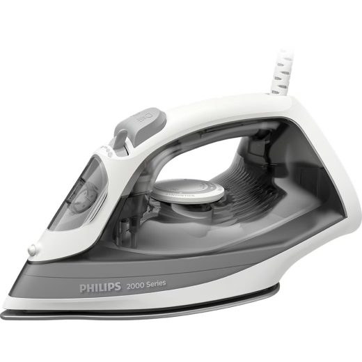 Fier de calcat PHILIPS Seria 2000 DST2020/80, 2000W, 110g/min, 250ml, talpa ceramica, gri-alb