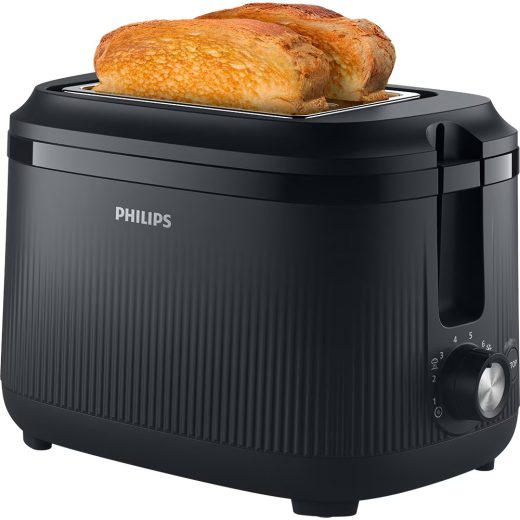 Prajitor de paine PHILIPS Seria 3000 HD2511/90, 2 felii, 830W, negru
