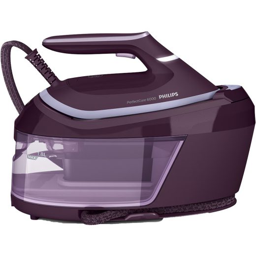 Statie de calcat PHILIPS PerfectCare Seria 6000 PSG6023/30, 2400W, 500g/min, 1.8l, talpa SteamGlide Plus, mov