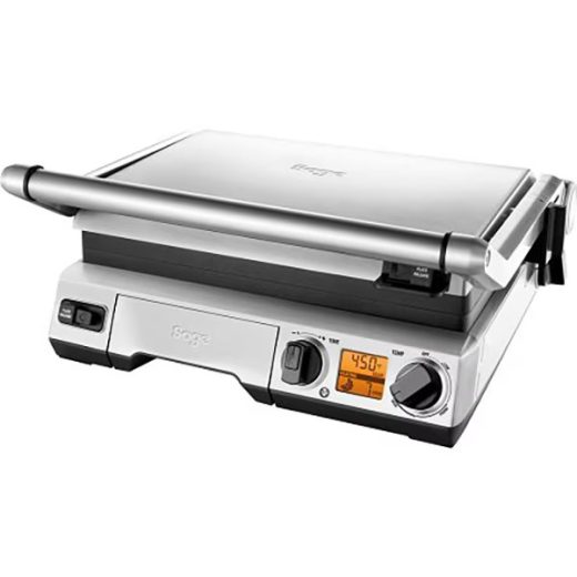 Gratar electric 2in1 SAGE GR820, 2400W, argintiu-negru