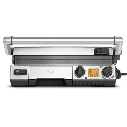 Gratar electric SAGE Smart Grill Pro BGR840BSS, 2400W, argintiu-negru